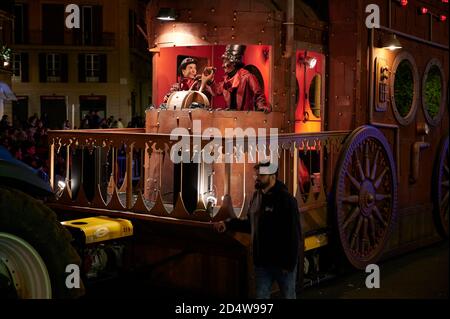 Three Kings Parade, Palma, Mallorca, Spagna Foto Stock