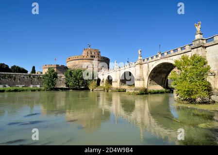 Italia, Roma, Castel Sant'Angelo Foto Stock