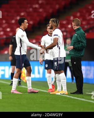 L'inglese Trent Alexander-Arnold ha sostituito Reece James durante la UEFA Nations League Group 2, League A match al Wembley Stadium, Londra. Foto Stock