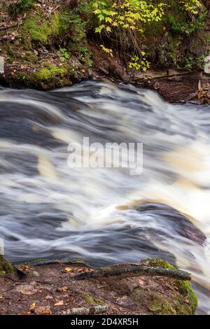 Hurricane River, Pictured Rocks NLS, Michigan, USA, di James D Coppinger/Dembinsky Photo Assoc Foto Stock