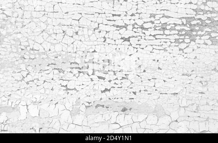 Sfondo in legno dipinto d'epoca scheggiato con vernice spellante e ruvida texture Foto Stock