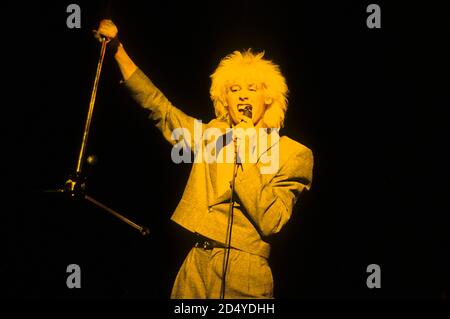 Nick uova di Kajagoogoo vivono a Hammerswithh Odeon. Londra, 22 maggio 1984 | utilizzo in tutto il mondo Foto Stock