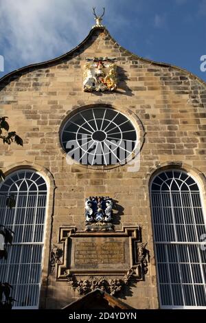 Canongate Kirk, Canongate on the Royal Mile, Edimburgo, Scozia. Foto Stock