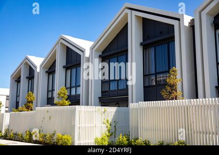 Case cittadine australiane a Sydney, NSW, Australia Foto Stock