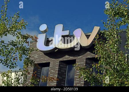 ITV Studio, Salford Quays, sede di Coronation Street, Trafford Wharf Rd, Trafford Park, Stretford, Manchester, Inghilterra, Regno Unito, M17 1AB Foto Stock