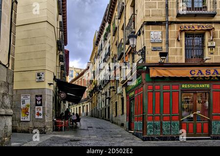 Casa Paco Bar in Plaza de Puerta Cerrada a Madrid, Spagna. Foto Stock