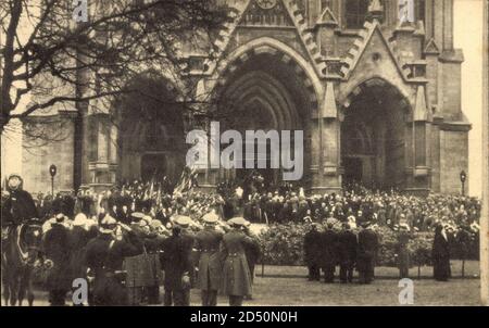 Brüssel, Begräbnis von König Albert I. von Belgien, Kirche | usage worldwide Foto Stock