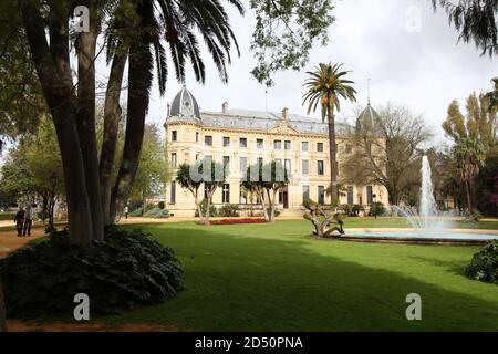 Scuola reale Andalusa di Arte Equestre (Real Escuela Andaluza del Arte Equestre), Jerez de la Frontera, Andalusia, Spagna Foto Stock