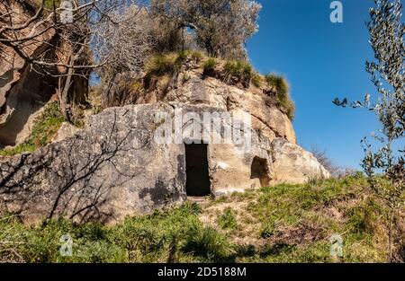 Italia Calabria Zungri Grotte degli Sbariati Foto Stock