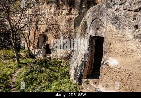 Italia Calabria Zungri Grotte degli Sbariati Foto Stock