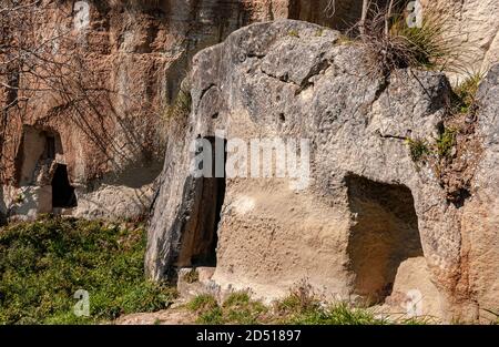 Italia Calabria Zungri Grotte degli Sbariati Foto Stock