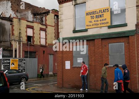 Liverpool Football Club 2006. Originariamente commissionato da Libération (Francia) il 22 maggio 2007. Articolo sulla cultura del calcio di Liverpool di Christian Losson. Editor di immagini Clémentine Mercier. Foto Stock