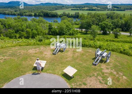 Saratoga National Historical Park, Stillwater, NY, USA Foto Stock