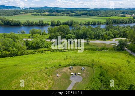 Saratoga National Historical Park, Stillwater, NY, USA Foto Stock