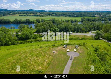 Saratoga National Historical Park, Stillwater, NY, USA Foto Stock