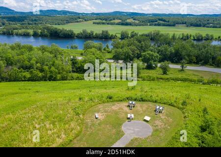 Saratoga National Historical Park, Stillwater, NY, USA Foto Stock