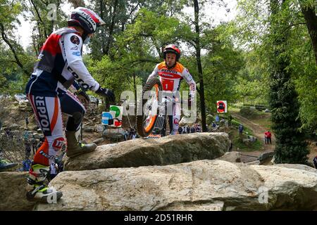 Toni Bou (Montesa / Trial GP) durante il Campionato del mondo Hertz FIM Trial (round 4) sul circuito Moto Club Lazzate il 11 ottobre 2020 a Lazzate (MB) Foto Stock