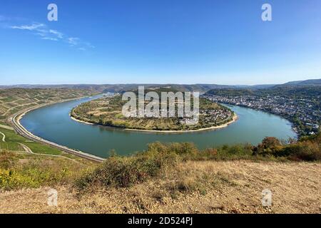 Il Reno loop vicino Boppard Foto Stock