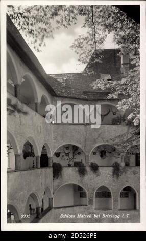 Reith im Alpbachtal Tirol, Hofansicht, Schloss Matzen | utilizzo in tutto il mondo Foto Stock
