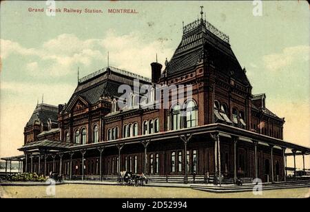 Montreal Québec Kanada, vista generale della stazione ferroviaria Grand Trunk | utilizzo in tutto il mondo Foto Stock