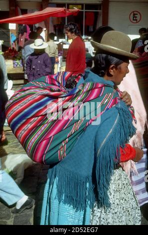 La Paz, Bolivia nel 1995. Foto Stock