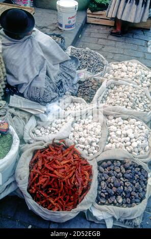 La Paz, Bolivia nel 1995. Foto Stock