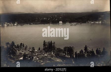 Konstantinopel Istanbul Türkei, Blick über den Bosforo | utilizzo in tutto il mondo Foto Stock