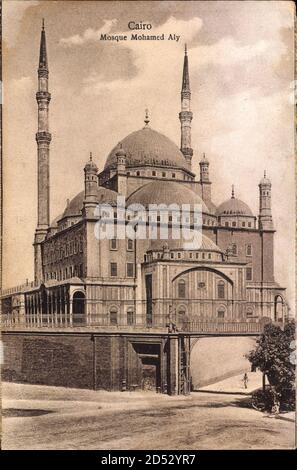 Cairo Kairo Ägypten, Moschea Mohamed Aly, Moschee | utilizzo in tutto il mondo Foto Stock