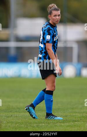 Milano, Italia. 11 Ott 2020. Milano, 11 Ott 2020, Anna Catelli (FC Internazionale) durante FC Internazionale vs AS Roma - Campionato Italiano di Calcio Serie A Donna - Credit: LM/Francesco Scaccianoce Credit: Francesco Scaccianoce/LPS/ZUMA Wire/Alamy Live News Foto Stock