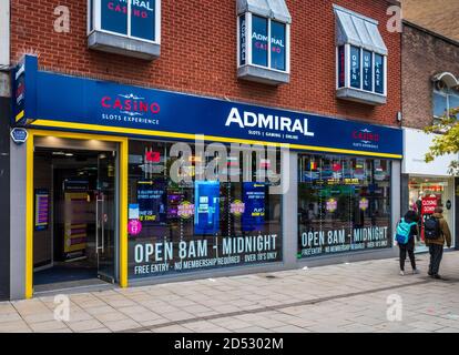 Admiral Casino gioco d'azzardo luogo Norwich, slot, uno dei 230 High Street e luoghi di mare di proprietà di Luxury Leisure Talarius. Slot machine High Street. Foto Stock