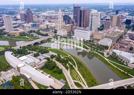 Centro della scienza e dell'industria, Downotwn Columbus, Columbus, OH, USA Foto Stock