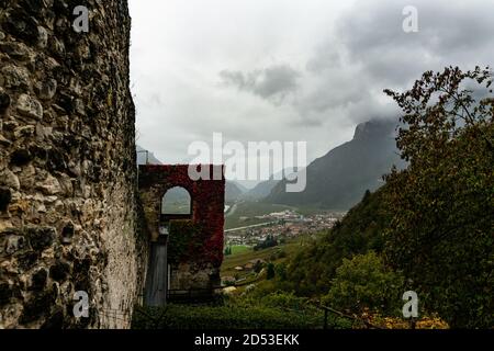 Castello di Avio, Ala, Trento, Italia Foto Stock