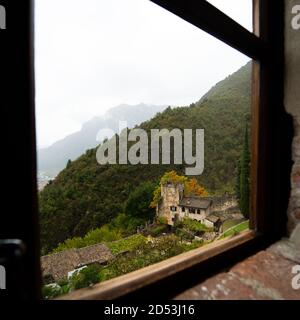 Castello di Avio, Ala, Trento, Italia Foto Stock