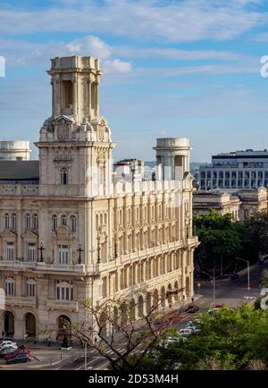 Museo Nazionale delle Belle Arti, vista elevata, l'Avana, la Provincia di Habana, Cuba Foto Stock