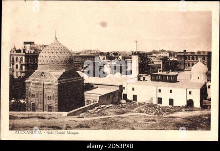 Alexandria Ägypten, Nebi Daniel Mosque, Moschee, Blick auf den Ort | utilizzo in tutto il mondo Foto Stock