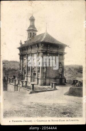 Friburgo Friburgo Stadt Schweiz, Chapelle de Notre Dame de Lorette | utilizzo in tutto il mondo Foto Stock