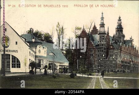 Brüssel Weltausstellung 1910, Pavillon de la Hollande | utilizzo in tutto il mondo Foto Stock