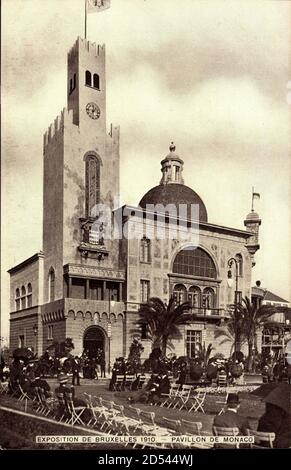 Brüssel Weltausstellung 1910, Pavillon de Monaco, Kuppel | utilizzo in tutto il mondo Foto Stock