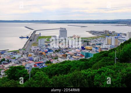 Città di Wakkanai, Prefettura di Hokkaido, Giappone Foto Stock