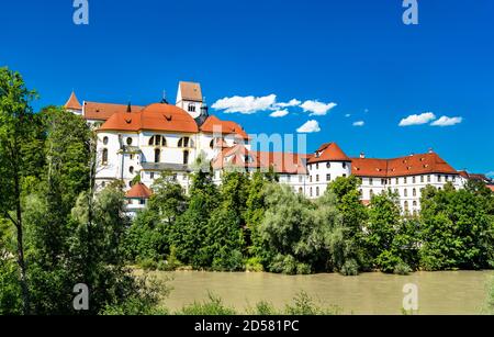 Abbazia di St. Mang a Fussen, Germania Foto Stock