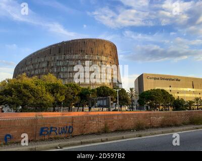 Biomedical Research Park Barcellona. Distretto di Sant Marti, Barcellona, Catalogna, Spagna. Foto Stock