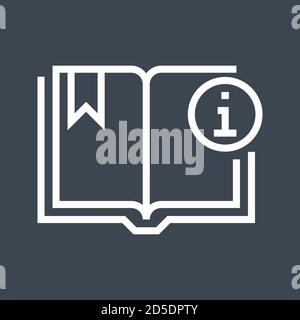 Prenota con Info Sign Illustrazione Vettoriale