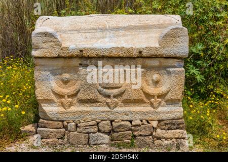 Al-Bass Sito Archeologico pneumatico Sur nel sud del Libano medio oriente Foto Stock