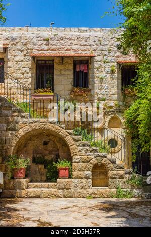 Deir el Qamar sul monte Libano medio oriente Foto Stock