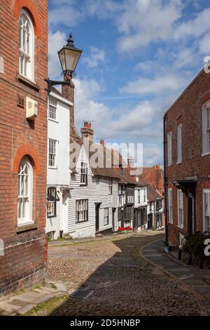 West Street, Rye, East Sussex, Regno Unito Foto Stock