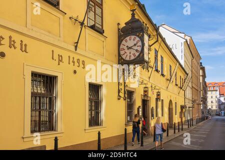 Praha: Pub 'U Fleku' e microbirreria a nove Mesto, New Town, Praha, Prag, Praga, Ceco Foto Stock