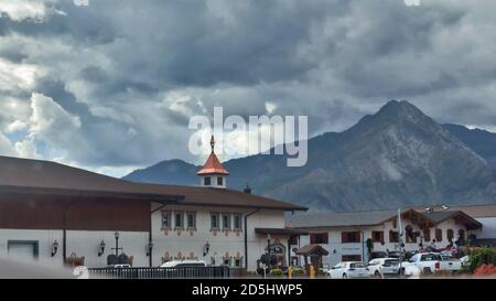 Leavenworth, villaggio bavarese, stato di Washington, Stati Uniti Foto Stock