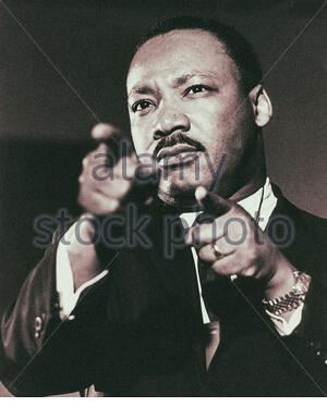Martin Luther King Jr. (Michael King Jr., 1929 – 1968) è stato un Foto Stock