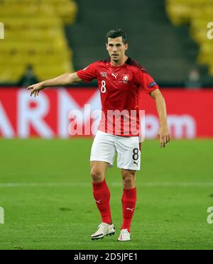 Colonia, Germania. Firo: 13.10.2020 Calcio: UEFA NATIONS LEAGUE, Landerspiel Nationalmannschaft Germania, GER - Svizzera, sui 3: 3 Remo FRELER, sui, gesture | usage worldwide Credit: dpa/Alamy Live News 2020 Foto Stock