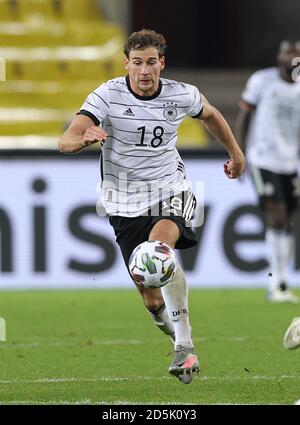 Colonia, Germania. Firo: 13.10.2020 Calcio, Calcio: UEFA NATIONS LEAGUE, Landerspiel Nationalmannschaft Germania, GER - Svizzera, sui 3: 3 Leon GORETZKA, GER, azione individuale | utilizzo nel mondo Credit: dpa/Alamy Live News 2020 Foto Stock